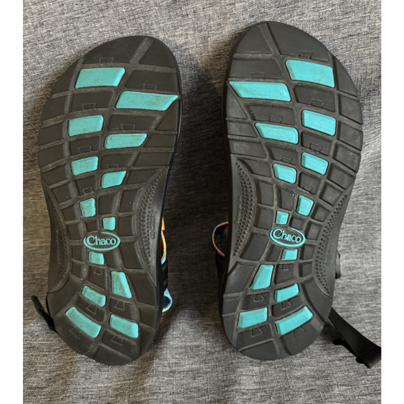 Chaco Z1 Ecotread Sandals Tie Dye Rainbow Multicolor JCH199812 Kids Youth Size 5 - Picture 7 of 8